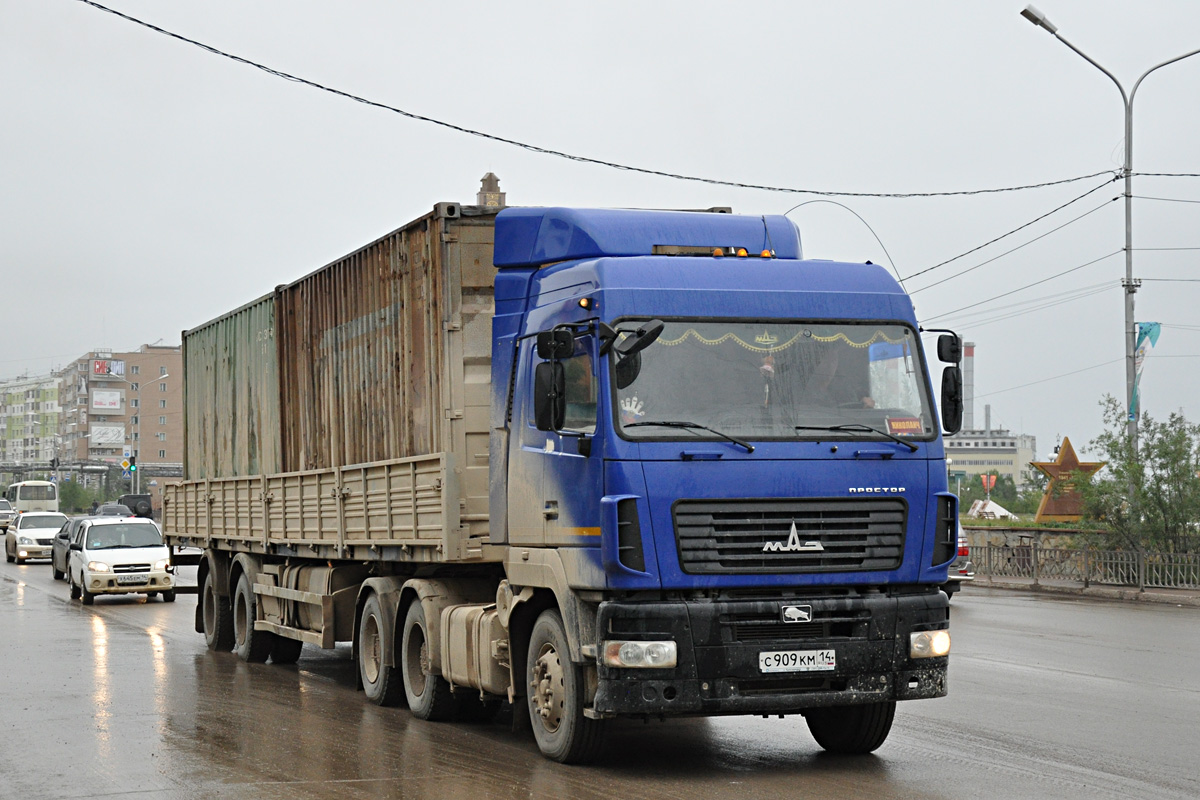 Саха (Якутия), № С 909 КМ 14 — МАЗ-6430A9