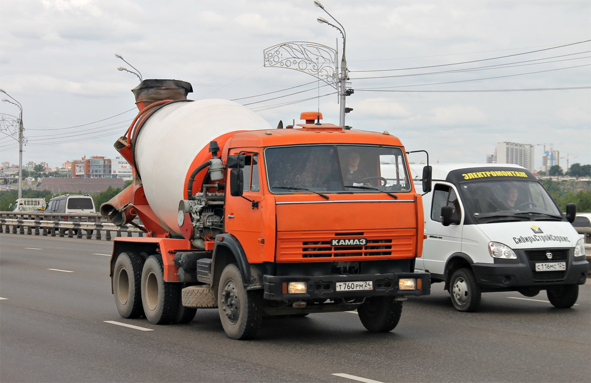 Красноярский край, № Т 760 РМ 24 — КамАЗ-55111-15 [55111R]