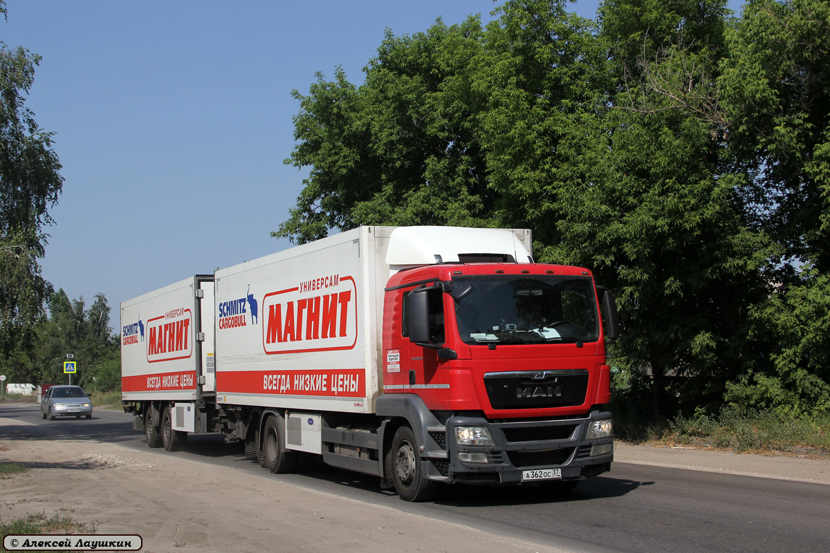 Воронежская область, № А 362 ОС 37 — MAN TGS 28.360