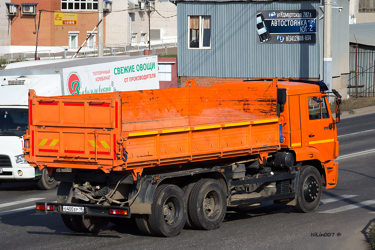 Удмуртия, № О 400 ЕР 18 — КамАЗ-65115-A4(23)