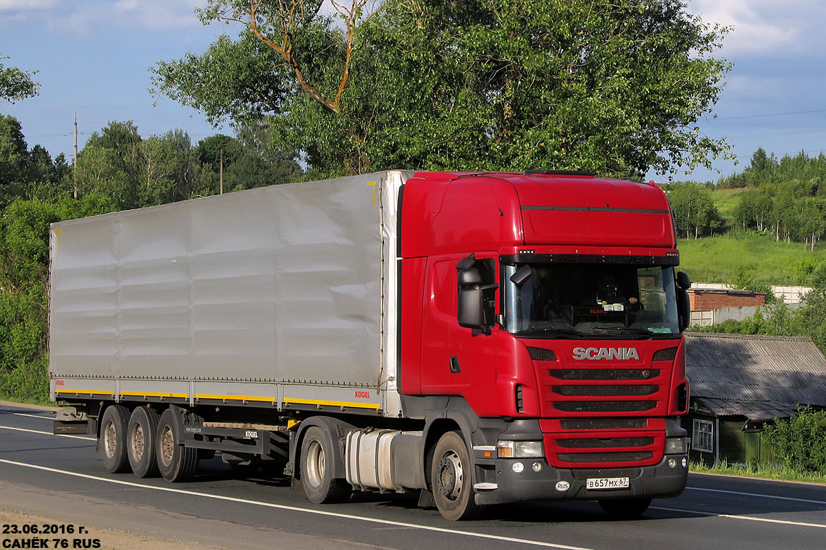 Смоленская область, № В 657 МХ 67 — Scania ('2009-2011, общая модель)