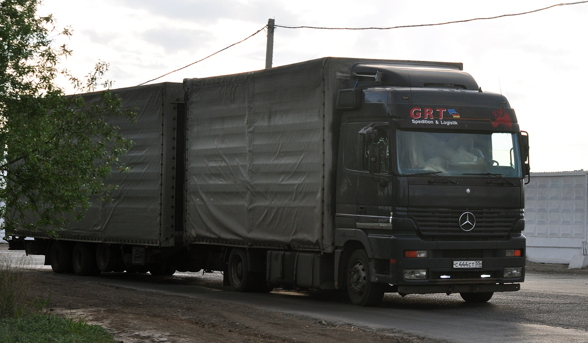 Омская область, № С 444 СТ 55 — Mercedes-Benz Actros ('1997) 1840