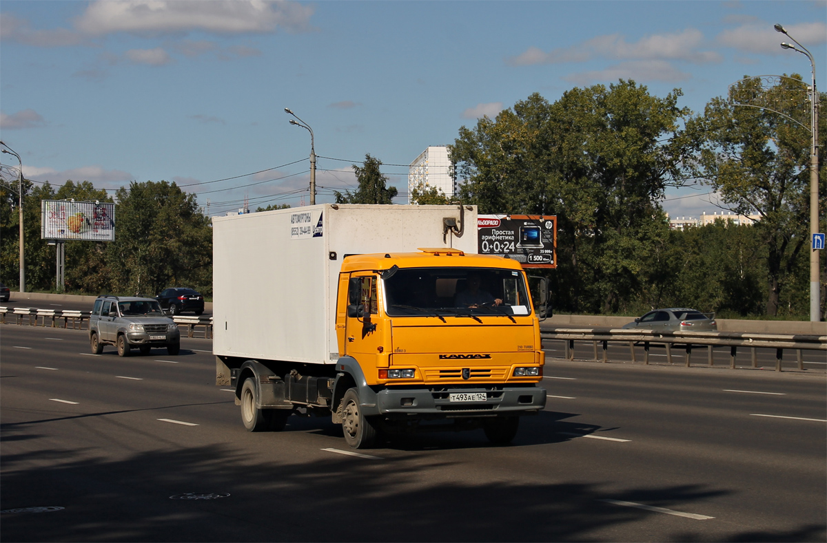 Красноярский край, № Т 493 АЕ 124 — КамАЗ-4308-A3(96)