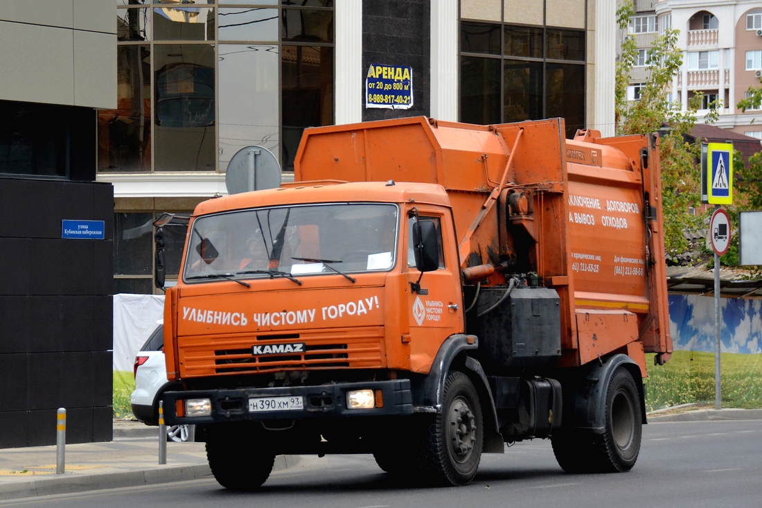 Краснодарский край, № Н 390 ХМ 93 — КамАЗ-43255-A3(96)