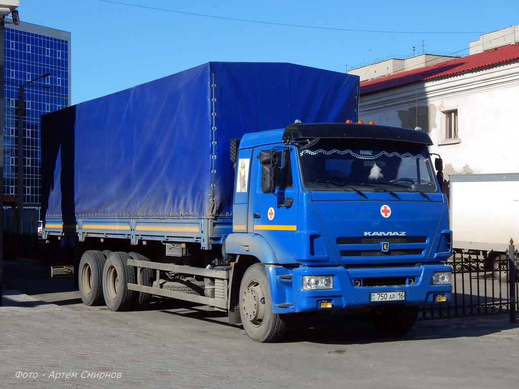 Восточно-Казахстанская область, № 750 AP 16 — КамАЗ-65117-A4(23)