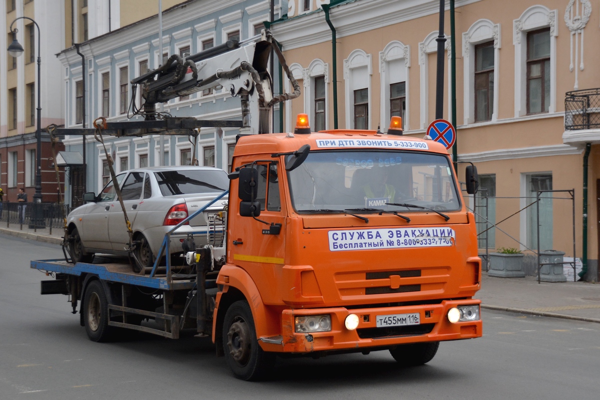 Татарстан, № Т 455 ММ 116 — КамАЗ-4308-H3(99)