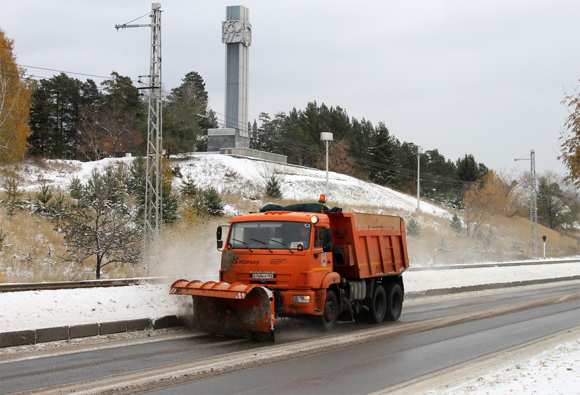 Красноярский край, № Е 749 КР 124 — КамАЗ-65115-L4(19)