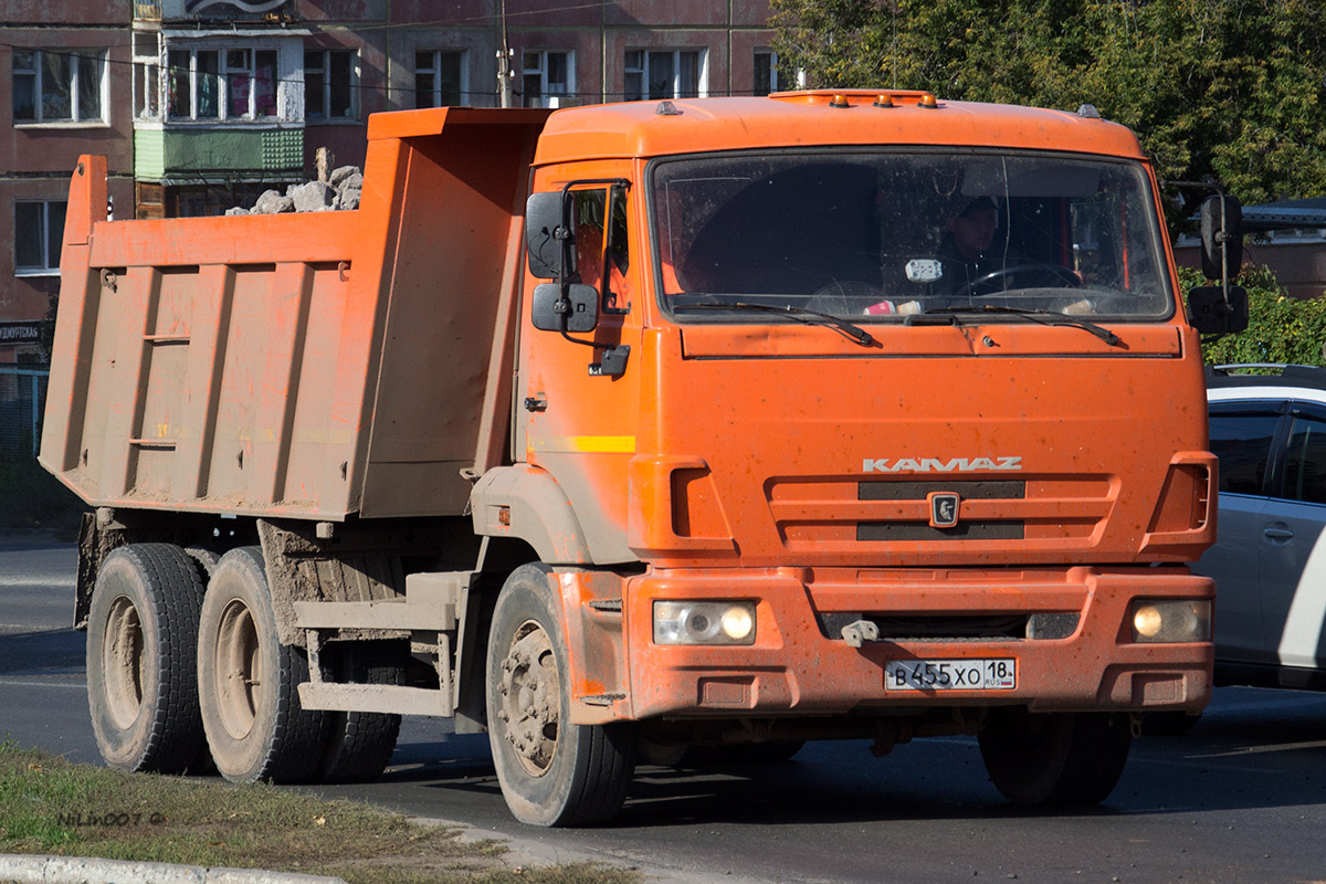 Удмуртия, № В 455 ХО 18 — КамАЗ-65115-N3(78)