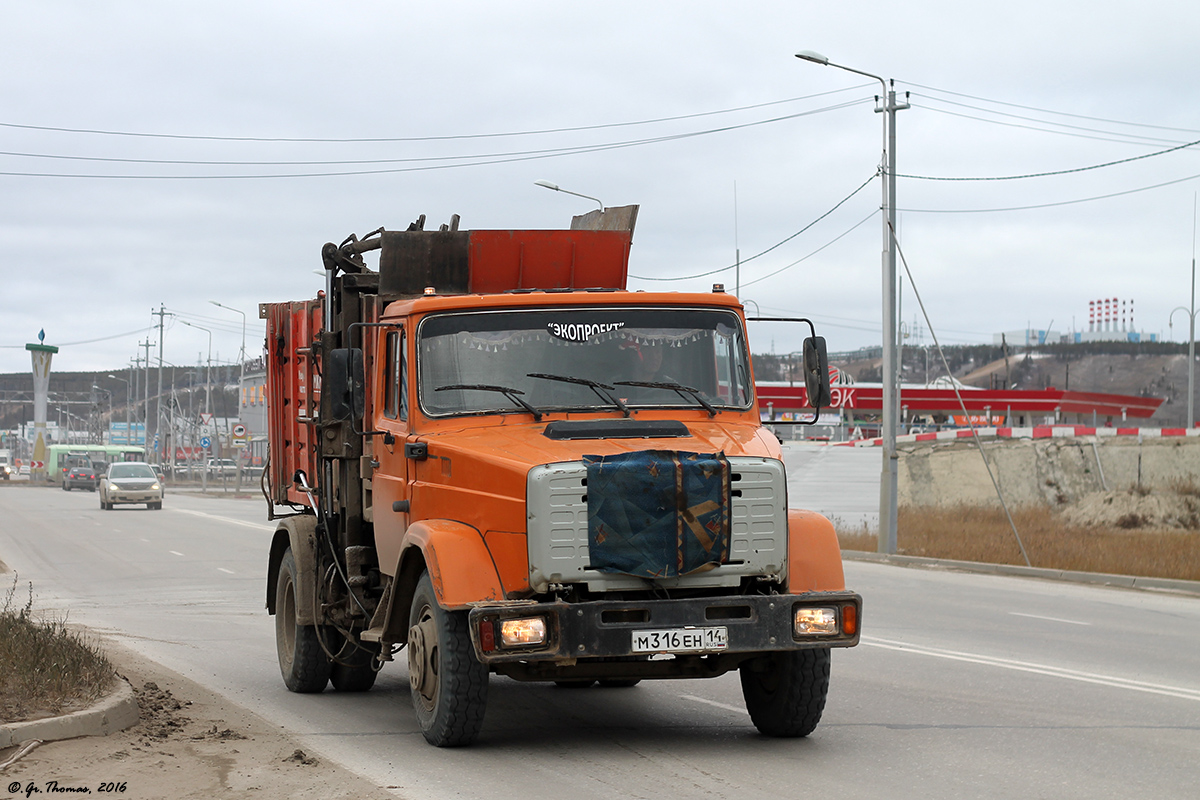 Саха (Якутия), № М 316 ЕН 14 — ЗИЛ-433362