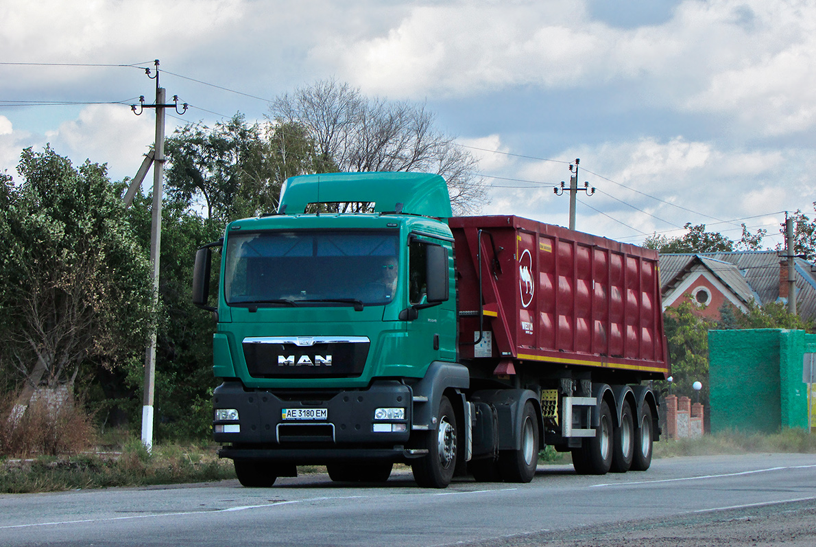 Днепропетровская область, № АЕ 3180 ЕМ — MAN TGS 21.440