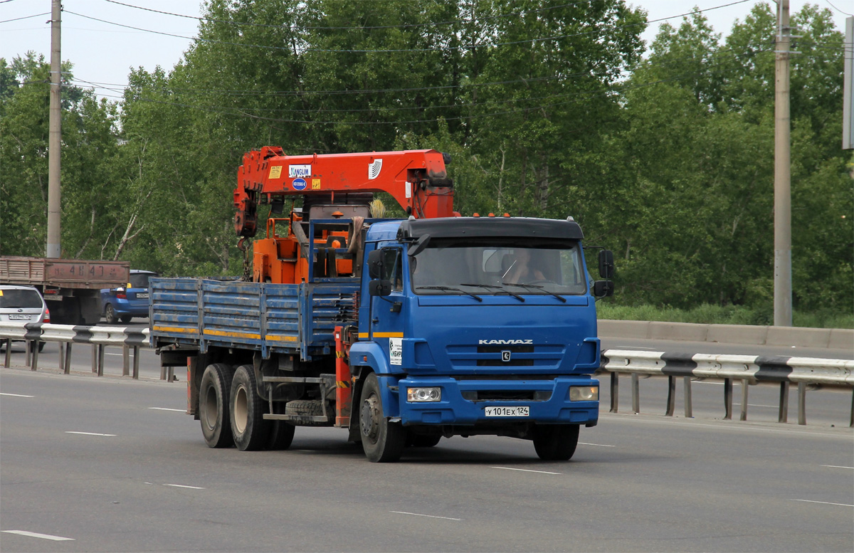 Красноярский край, № У 101 ЕХ 124 — КамАЗ-65117-N3(78)
