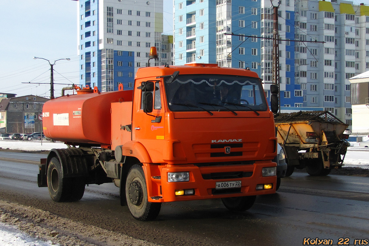 Алтайский край, № А 006 ТУ 22 — КамАЗ-43253-H3(99)