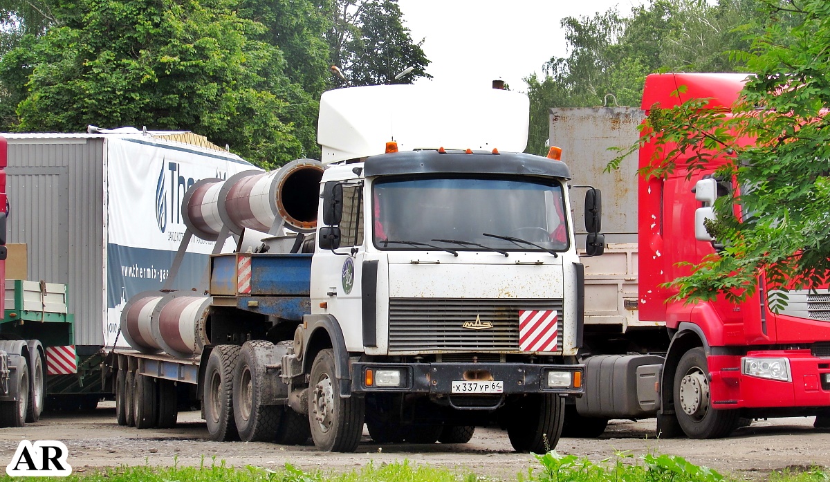 Саратовская область, № Х 337 УР 64 — МАЗ-6422A8