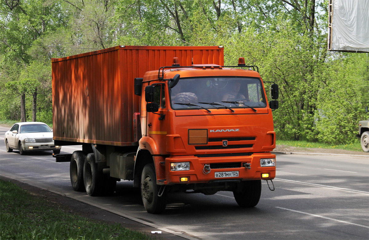 Красноярский край, № В 281 МУ 124 — КамАЗ-65111-42