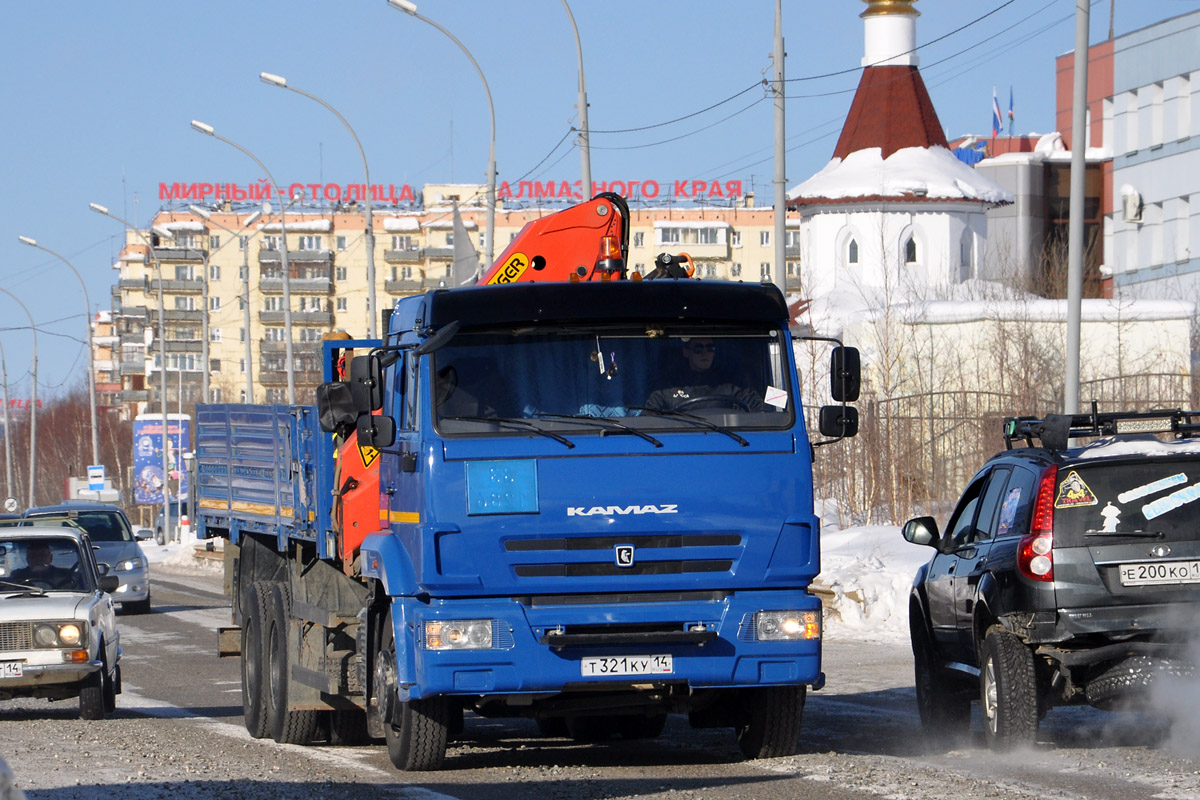 Саха (Якутия), № Т 321 КУ 14 — КамАЗ-65117-A4(23)