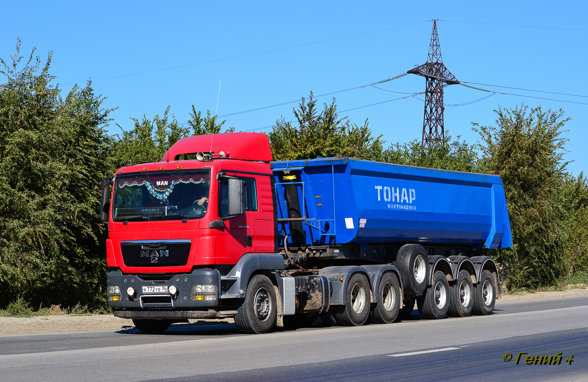 Воронежская область, № К 772 УЕ 36 — MAN TGS 33.440