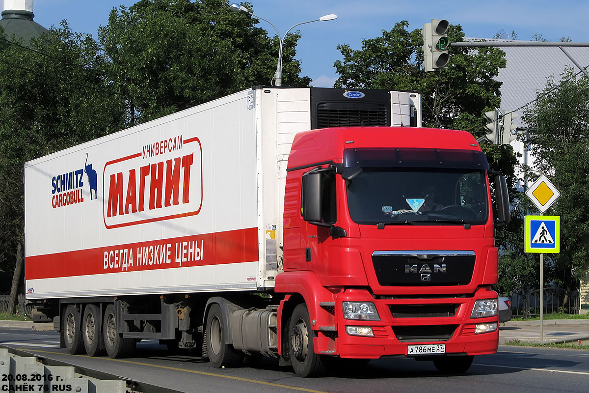 Ивановская область, № А 786 МЕ 37 — MAN TGS 18.360