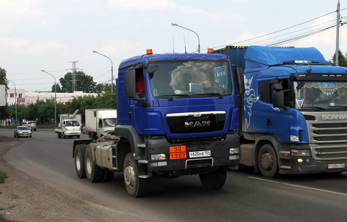 Красноярский край, № У 620 НВ 124 — MAN TGS 33.480