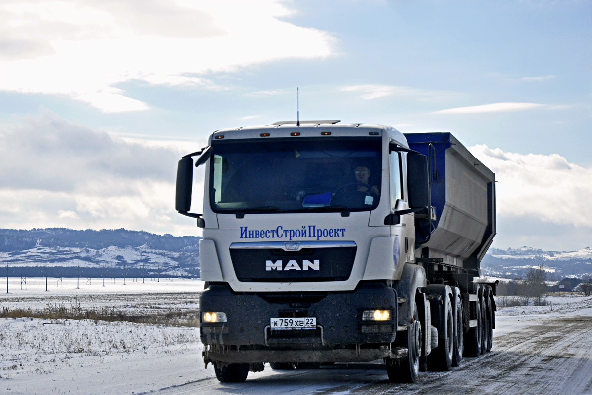 Алтайский край, № К 759 ХЕ 22 — MAN TGS 33.440