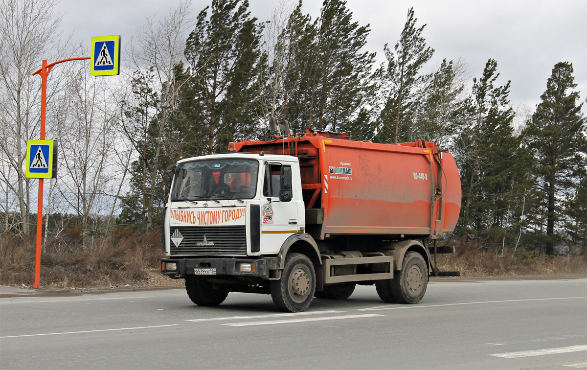 Красноярский край, № В 539 КК 124 — МАЗ-5337A2