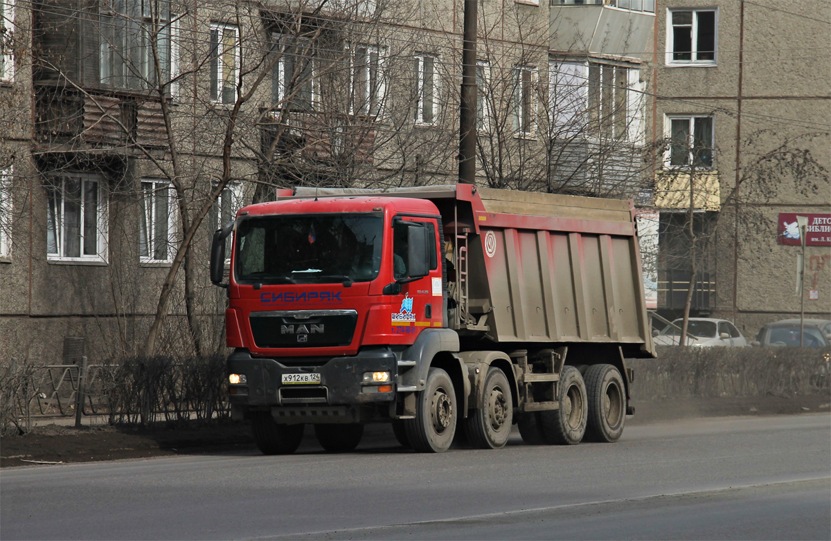 Красноярский край, № Х 912 КВ 124 — MAN TGS 41.390