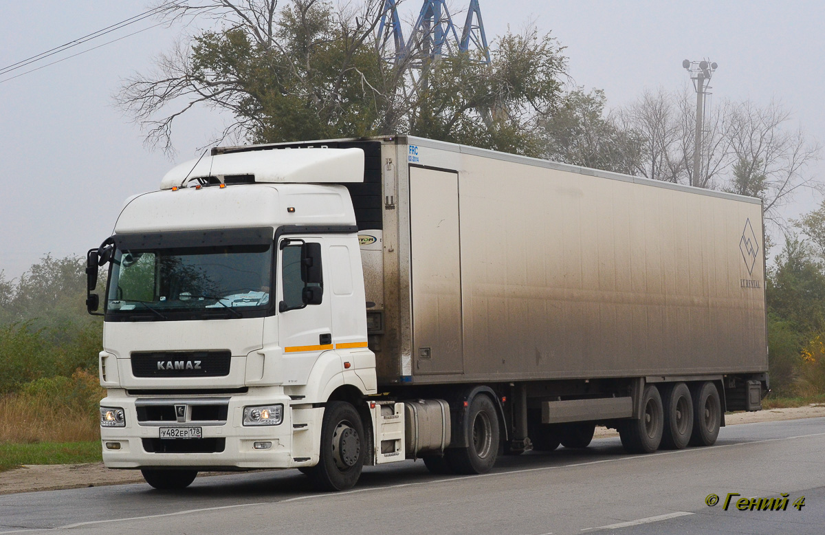Санкт-Петербург, № У 482 ЕР 178 — КамАЗ-5490-S5(87)
