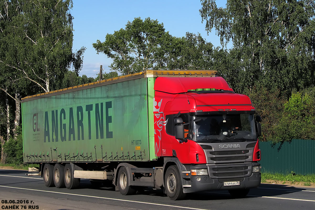 Воронежская область, № Е 444 АХ 36 — Scania ('2011) P400