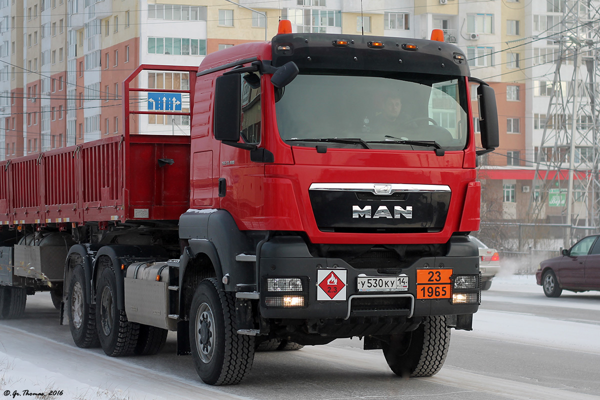Саха (Якутия), № У 530 КУ 14 — MAN TGS 33.480