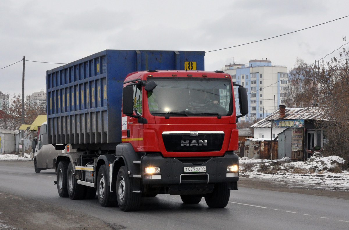 Омская область, № Т 079 ОА 55 — MAN TGS 41.480