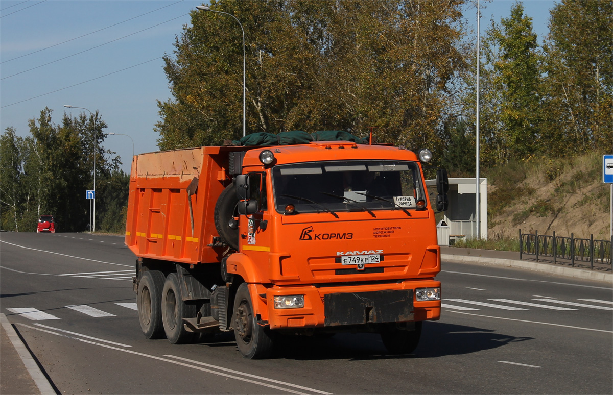 Красноярский край, № Е 749 КР 124 — КамАЗ-65115-L4(19)