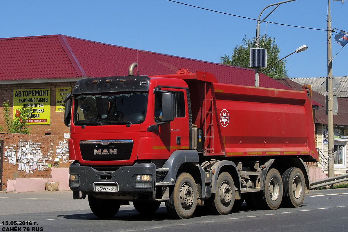 Костромская область, № О 399 АХ 44 — MAN TGS 41.440