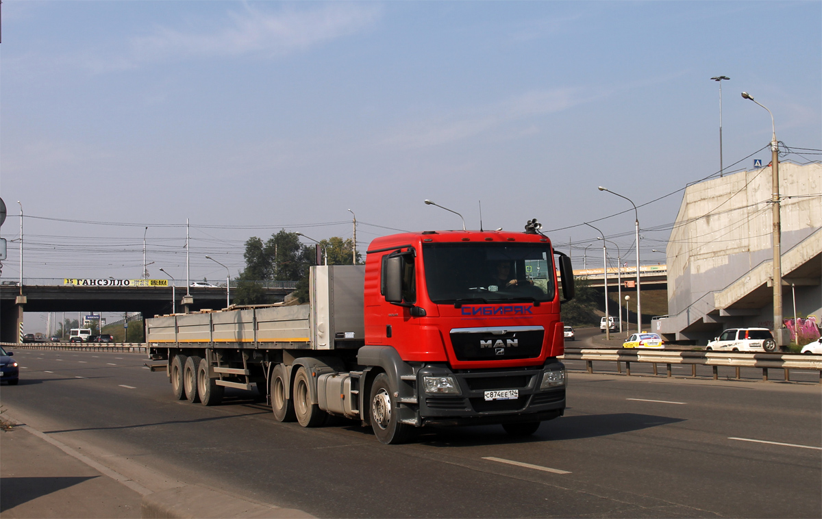 Красноярский край, № С 874 ЕЕ 124 — MAN TGS 26.440