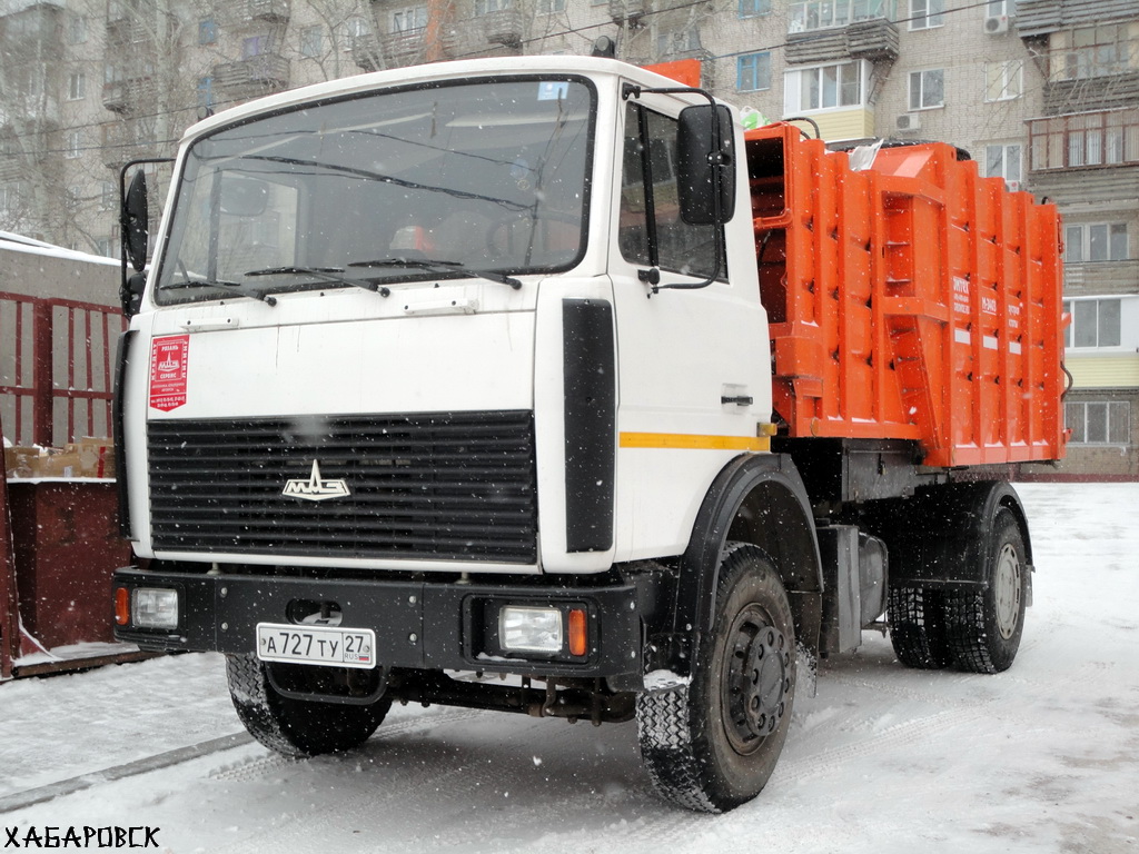 Хабаровский край, № А 727 ТУ 27 — МАЗ-5337A2
