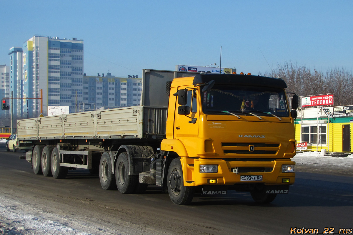Алтайский край, № С 593 УЕ 154 — КамАЗ-65116-A4(23)