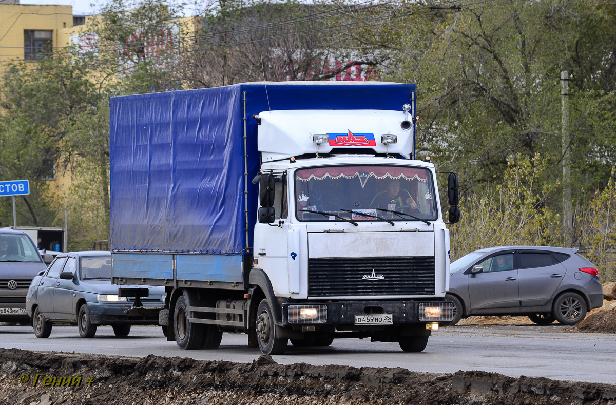 Вологодская область, № В 469 НО 35 — МАЗ-437041