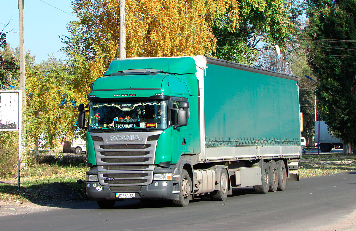 Сумская область, № ВМ 4479 ВВ — Scania ('2013) R440