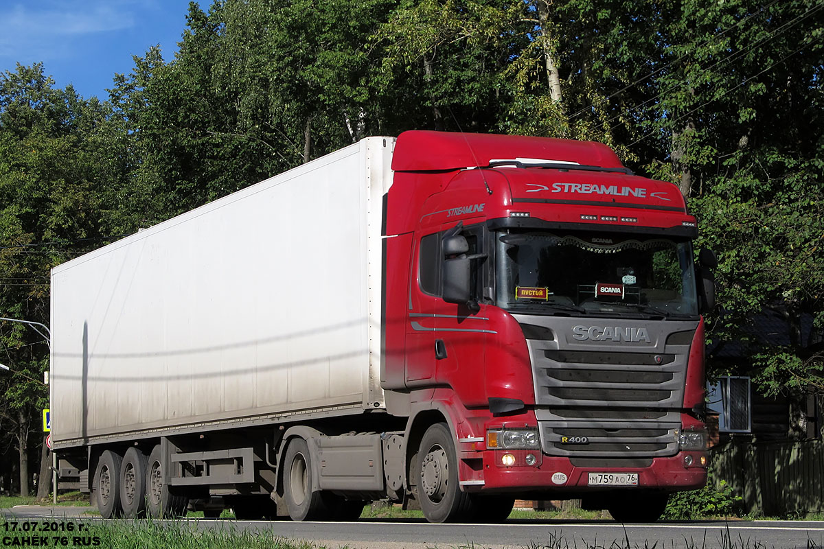 Ярославская область, № М 759 АО 76 — Scania ('2013) R400
