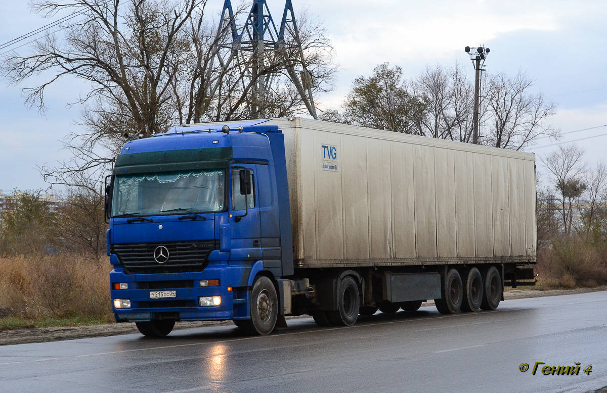Волгоградская область, № У 215 СС 34 — Mercedes-Benz Actros ('1997) 1843