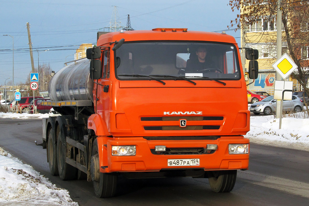 Пермский край, № В 487 РА 159 — КамАЗ-65115-D3(97)