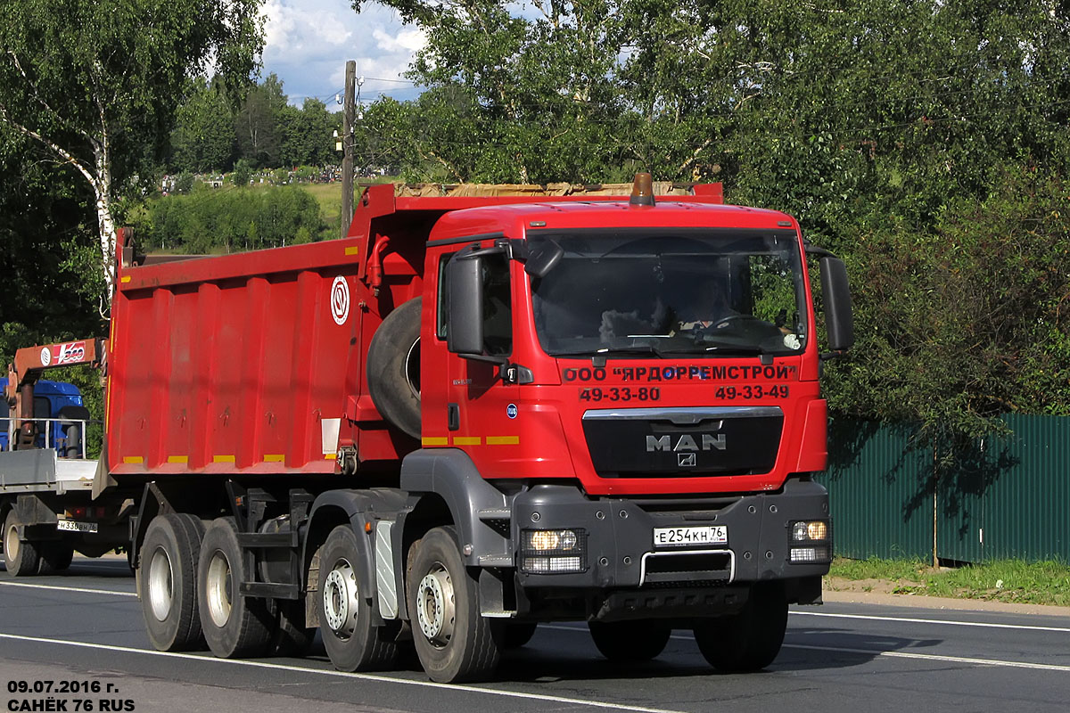 Ярославская область, № Е 254 КН 76 — MAN TGS 41.390