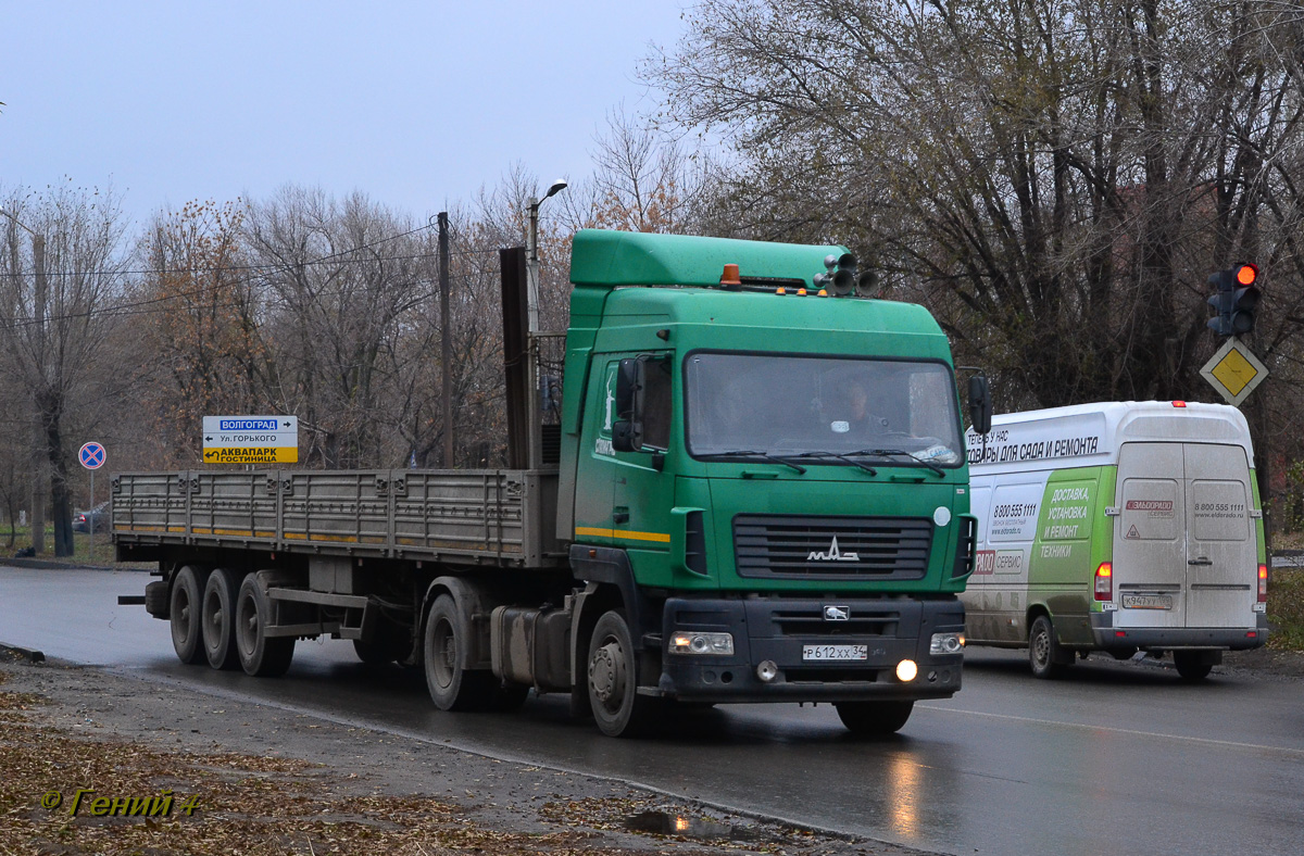 Волгоградская область, № Р 612 ХХ 34 — МАЗ-544018