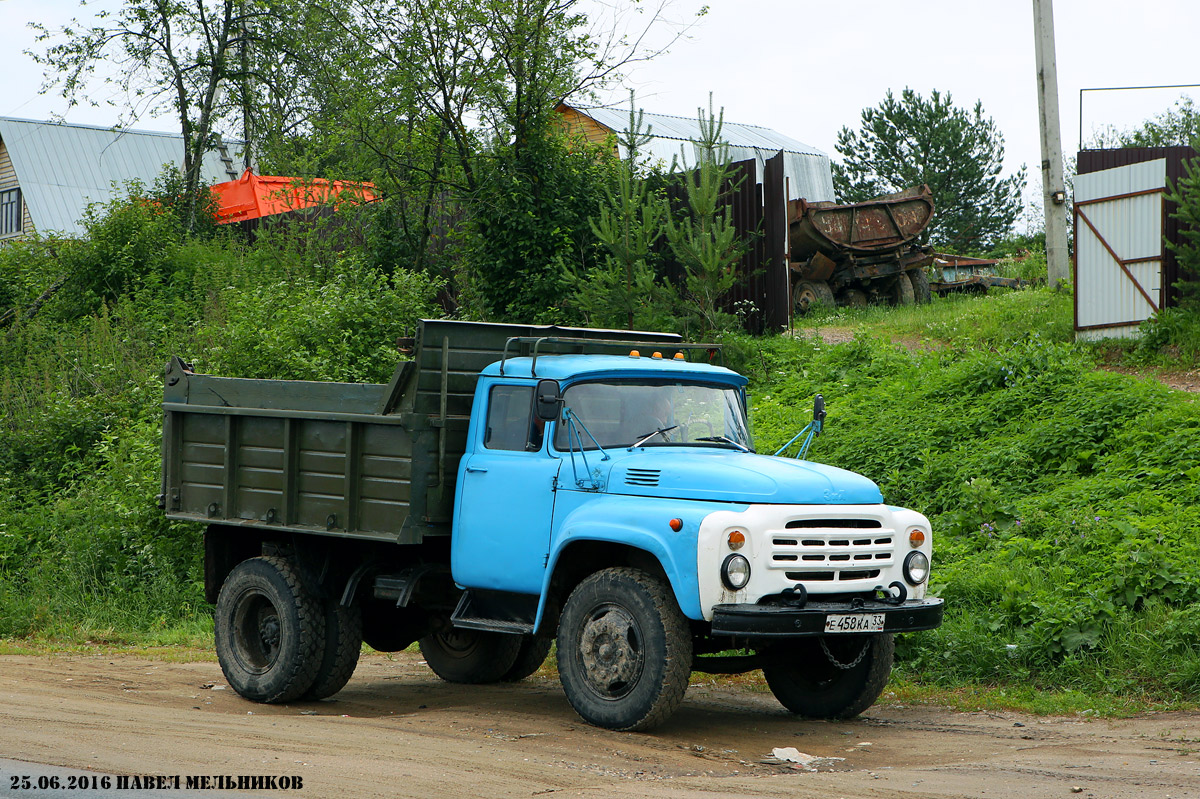 Владимирская область, № Е 458 КА 33 — ЗИЛ-495810