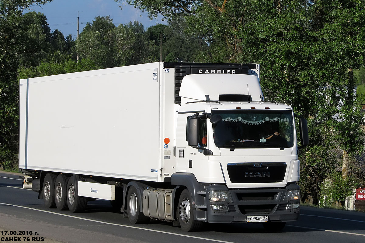 Московская область, № Х 098 АО 750 — MAN TGS 19.400