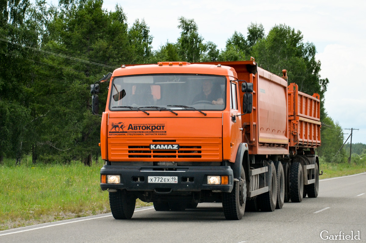 Хакасия, № Х 772 ЕХ 19 — КамАЗ-65116-N3(78)