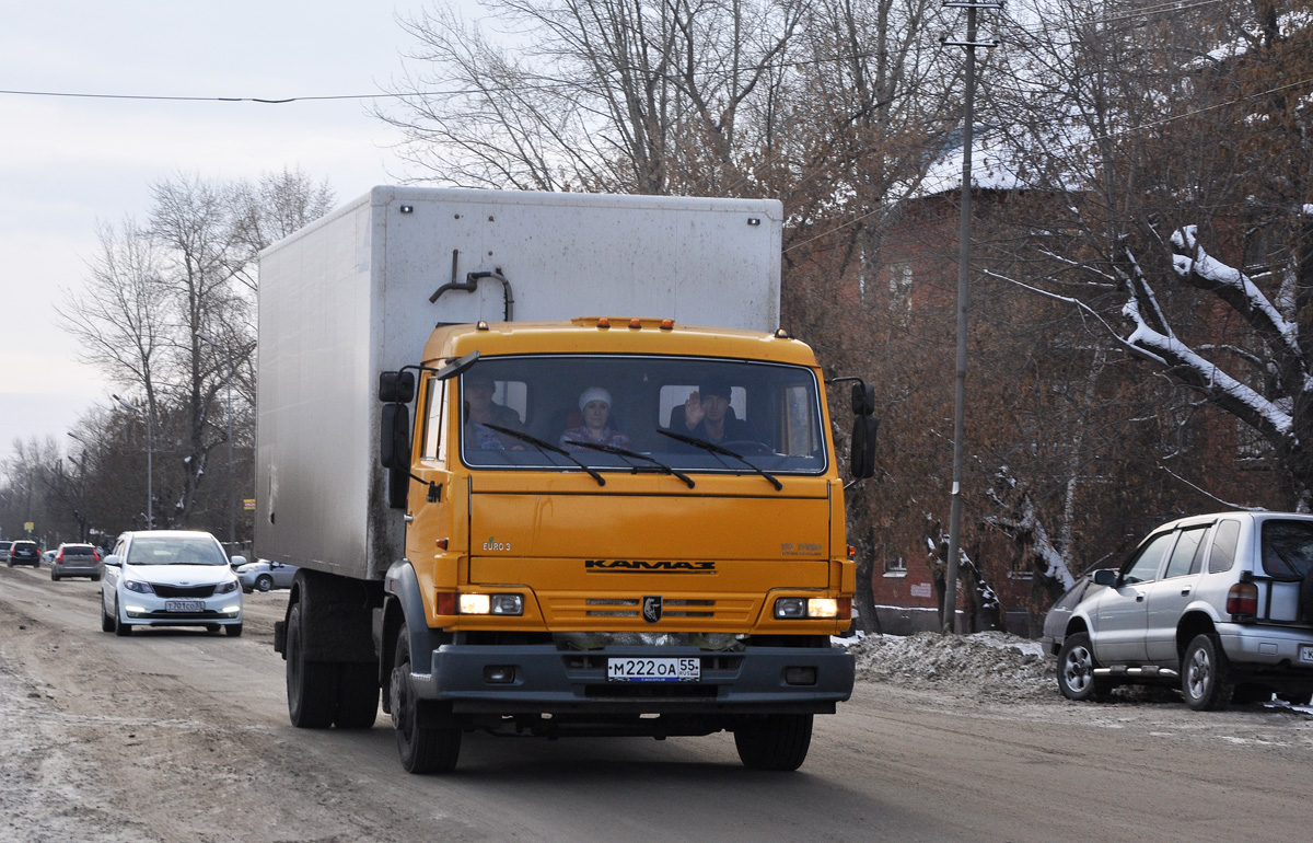 Омская область, № М 222 ОА 55 — КамАЗ-4308-H3(99)