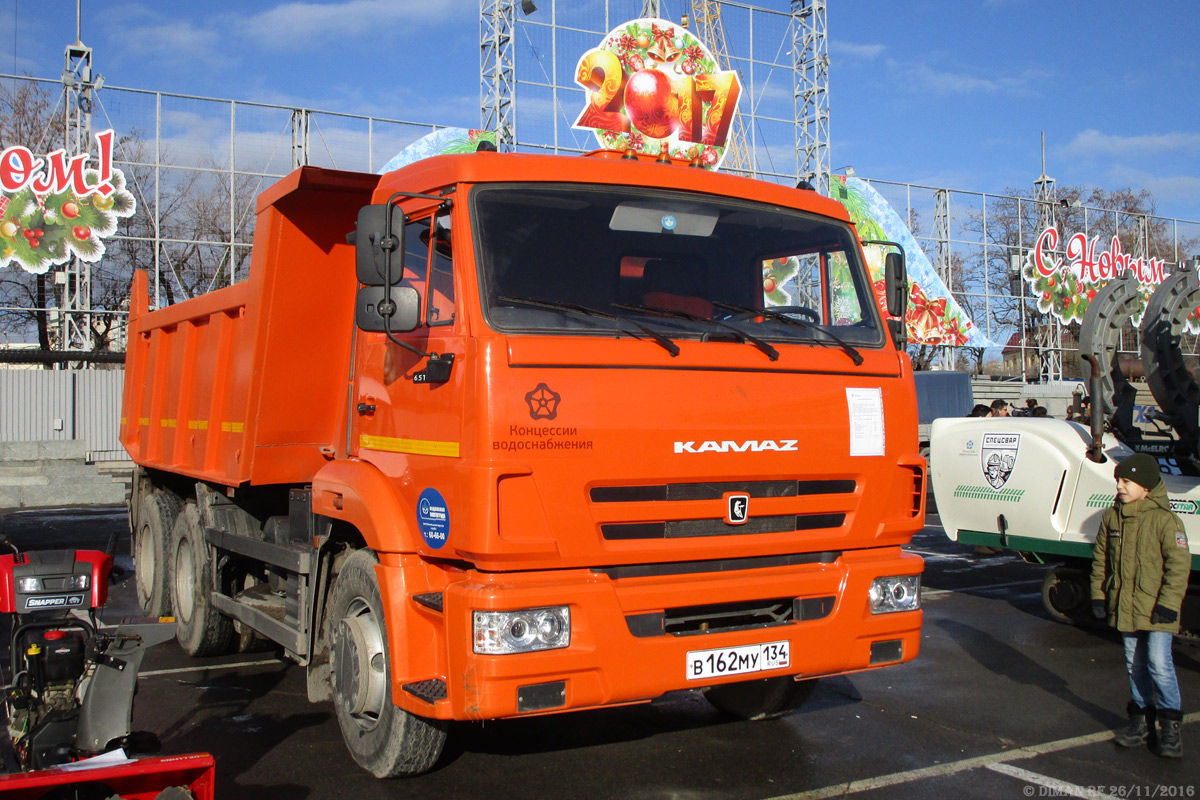 Волгоградская область, № В 162 МУ 134 — КамАЗ-65115-42