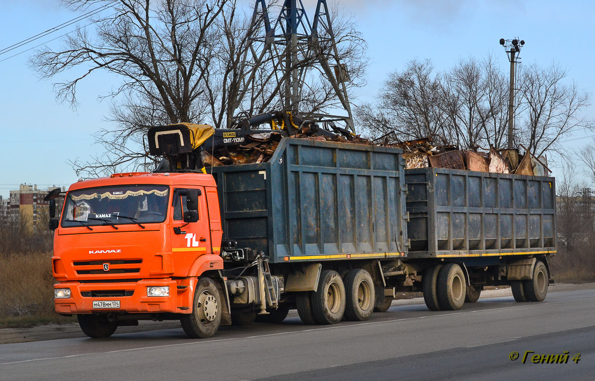 Волгоградская область, № М 478 ММ 134 — КамАЗ-65115-L4(19)