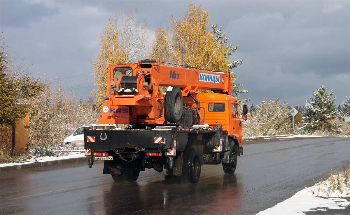 Красноярский край, № В 687 КТ 124 — КамАЗ-43253-A3(96)
