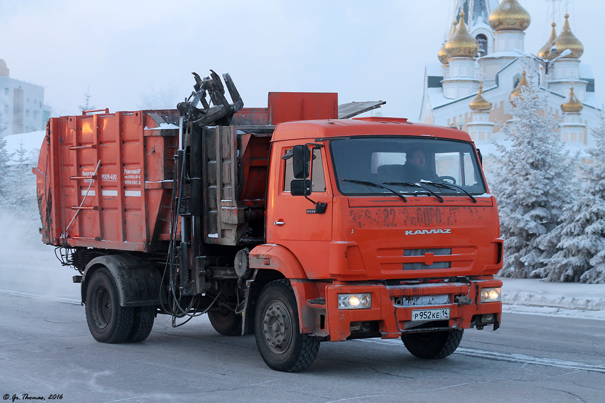 Саха (Якутия), № Р 952 КЕ 14 — КамАЗ-43253-H3(99)