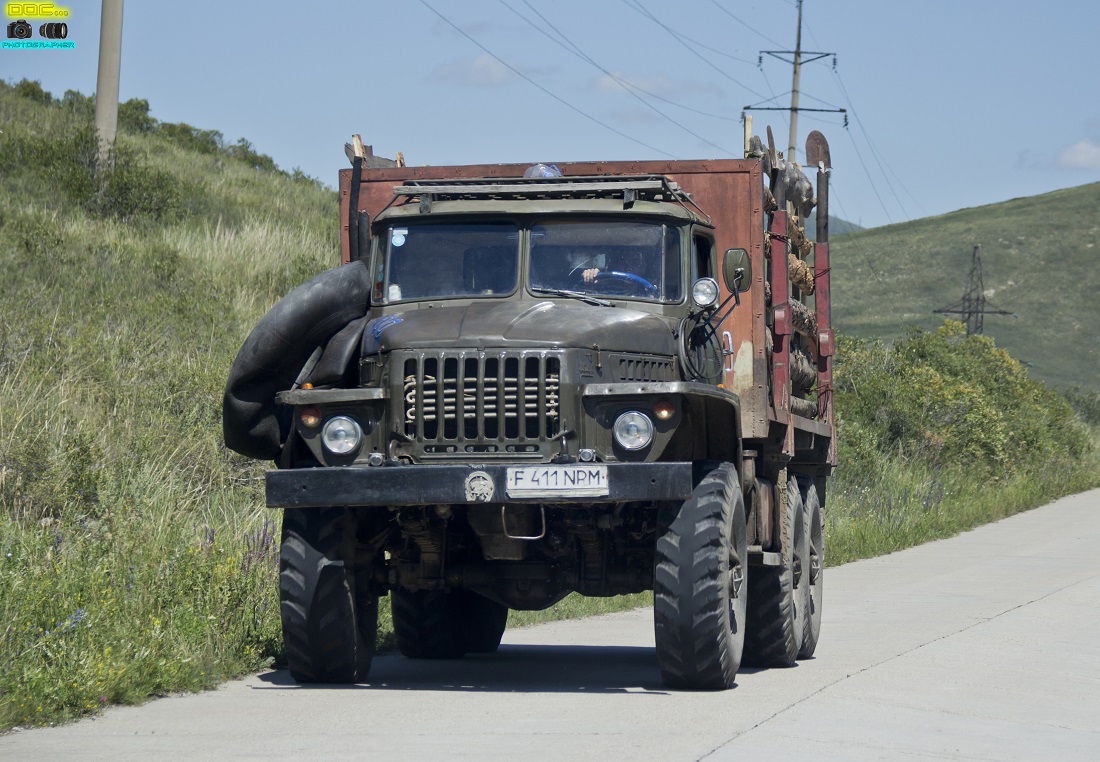 Восточно-Казахстанская область, № F 411 NRM — Урал-4320 / 5557 (общая модель)